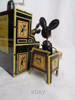 Marx 1931 Tin Litho Merry Makers Mouse Band Wind-Up Toy Nice! Works well