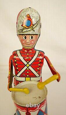Marx Antique Tin Litho George The Drummer Boy Windup Drummer-near Mint In Ob
