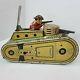 Marx Doughboy Tank Tin Litho Windup Vintage No Key Parts/ Repair/restoration