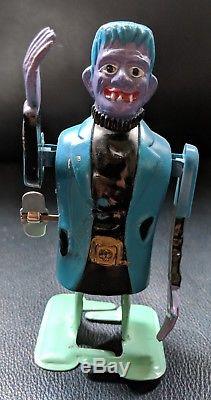 Marx Frankenstein's Mechanical Monster Wind Up Vintage Goofy Funny Monster Toy