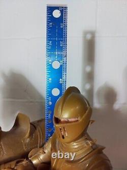 Marx Golden Knight With Horse Sir Gordon And Horse Bravo. Vintage MCM 50s 60s