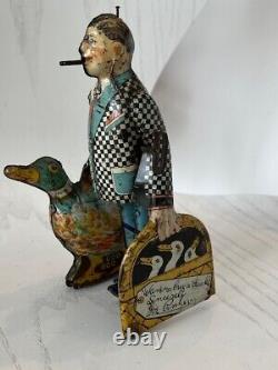 Marx Joe Penner and Goo Goo Vintage Tin Toy 1930's