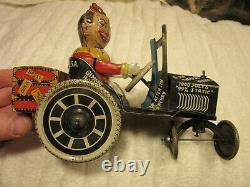 Marx Joy Rider Crazy Car Tin Wind Up Lithograph Complete Original