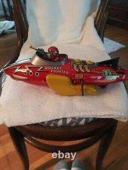 Marx Original Rocket Fighter Tin Lithograph Windup Toy-1950-51-top Condition