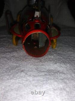 Marx Original Rocket Fighter Tin Lithograph Windup Toy-1950-51-top Condition