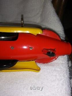 Marx Original Rocket Fighter Tin Lithograph Windup Toy-1950-51-top Condition