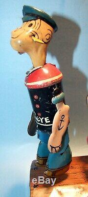 Marx Popeye And Olive Oyl Dancing Jigger Tin Toy 1936