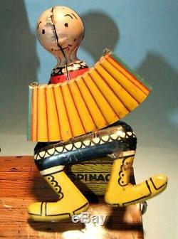 Marx Popeye And Olive Oyl Dancing Jigger Tin Toy 1936