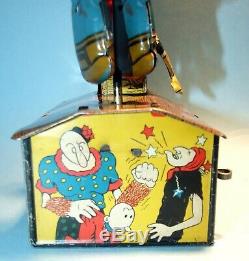 Marx Popeye And Olive Oyl Dancing Jigger Tin Toy 1936