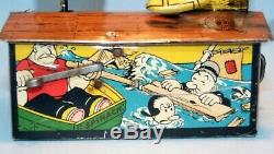 Marx Popeye And Olive Oyl Dancing Jigger Tin Toy 1936