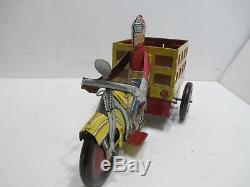 Marx Speed Boy Delivery Motorcycle Mint In Box