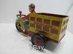 Marx Speed Boy Delivery Motorcycle Mint In Box