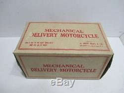 Marx Speed Boy Delivery Motorcycle Mint In Box