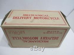 Marx Speed Boy Delivery Motorcycle Mint In Box