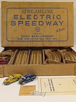 Marx, Steamline Electric Speedway, 1930's, Original Box, Near Mint Condition