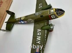 Marx Tin Wind Up Us Army Plane