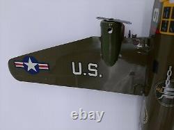 Marx Tin Wind Up Us Army Plane