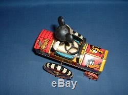 Marx Tin Working Windup Mickey Mouse Dipsy Car