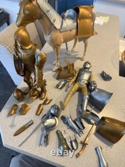 Marx Toys Vintage Noble Knights & Horse 1960s With Accessories Lot