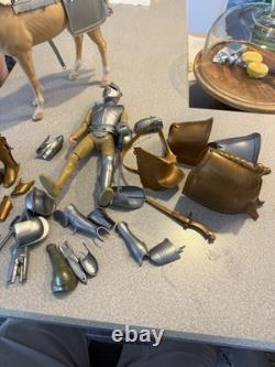Marx Toys Vintage Noble Knights & Horse 1960s With Accessories Lot