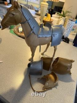 Marx Toys Vintage Noble Knights & Horse 1960s With Accessories Lot