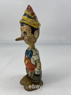 Marx Wind-up Walking Pinocchio circa 1939 Walt Disney Enterprises Works