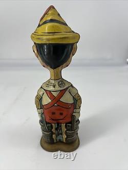 Marx Wind-up Walking Pinocchio circa 1939 Walt Disney Enterprises Works