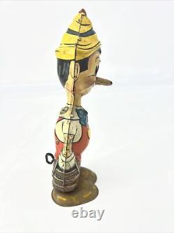 Marx Wind-up Walking Pinocchio circa 1939 Walt Disney Enterprises Works