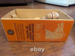 Mattel 1962 Tv's Mr. Ed talking plush hand puppet with box & pullstring works
