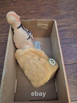 Mattel 1962 Tv's Mr. Ed talking plush hand puppet with box & pullstring works