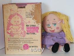 Mattel vintage 1963 talking Shrinkin' Violette chatty doll in box as-is