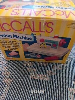 McCall's Sewing Machine Playtime TYCO Toys in Box with Manual Vintage 1990s RARE