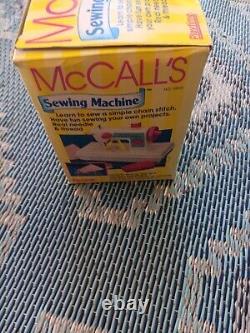 McCall's Sewing Machine Playtime TYCO Toys in Box with Manual Vintage 1990s RARE