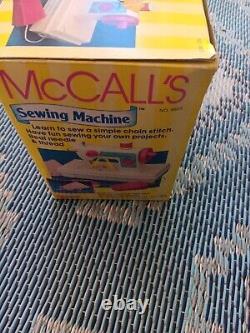 McCall's Sewing Machine Playtime TYCO Toys in Box with Manual Vintage 1990s RARE