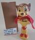 Mighty Mouse With Original Box Rubber Red Cape Old Vintage Toy Read