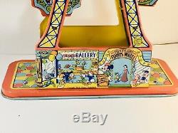 Mint 1950's Disney/Mickey Mouse Ferris Wheel Vintage tin wind up toy by J. Chein