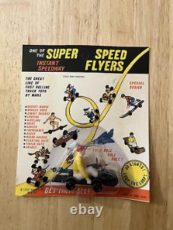 NOS SEALED BOX 36 1969 Marx Super Speed Flyers Skier Surfer Toboggan Not Opened