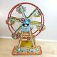 NOT WORKING Vtg 50s Tin Disneyland Ferris Wheel Toy Chein Litho Wind Up
