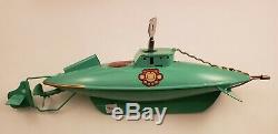 Nautilus Windup Toy Submarine Clockwork Disney 20,000 Leagues Under The Sea NOS