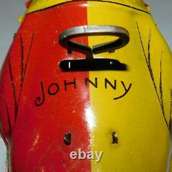 Neat Vintage 8 Tall Lindstrom Johnny The Clown Tin Wind Up Toy Rare