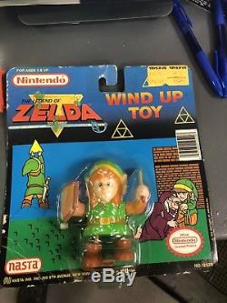 New1989 Nes Nintendo Link Legend Of Zelda Wind Up Walking Toy Vintage Rare