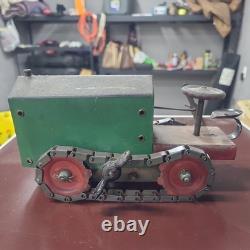 Nice Working Ready-built Toy 1920 + #44 Key Wind Structo Cletrac Caterpillar