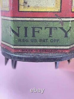 Nifty Mechanical Wind Up Toy Train Main Street Trolley Made in Germany Working