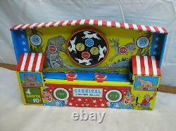 Ohio Art Tin Litho Mechanical Wind Up Carnival Shooting Gallery No. 575 Toy