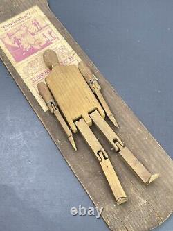 Original Dancin- Dan Rare! Wonder Wooden Tap Dancer Tap Dancer Wood Toy