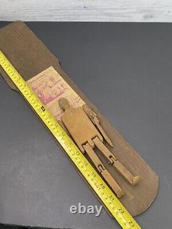 Original Dancin- Dan Rare! Wonder Wooden Tap Dancer Tap Dancer Wood Toy