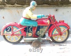 Original Paya Juguetes Wind Up Motorcycle #2