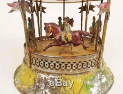 Original Rare Gunthermann Tin Carousel