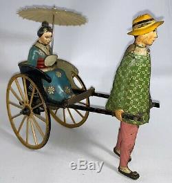 Original WORKS Masuyama No. 773 Lehmann Tin Windup Germany Vintage