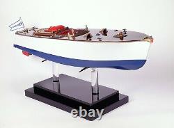 Orkin Craft Big Model Toy Speedboat Wind-up Original 1930s Fully Restored